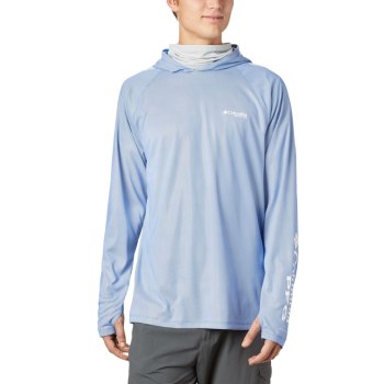 Columbia Hoodie Heren, PFG Terminal Deflector Zero Blauw, 20YNSDUXP